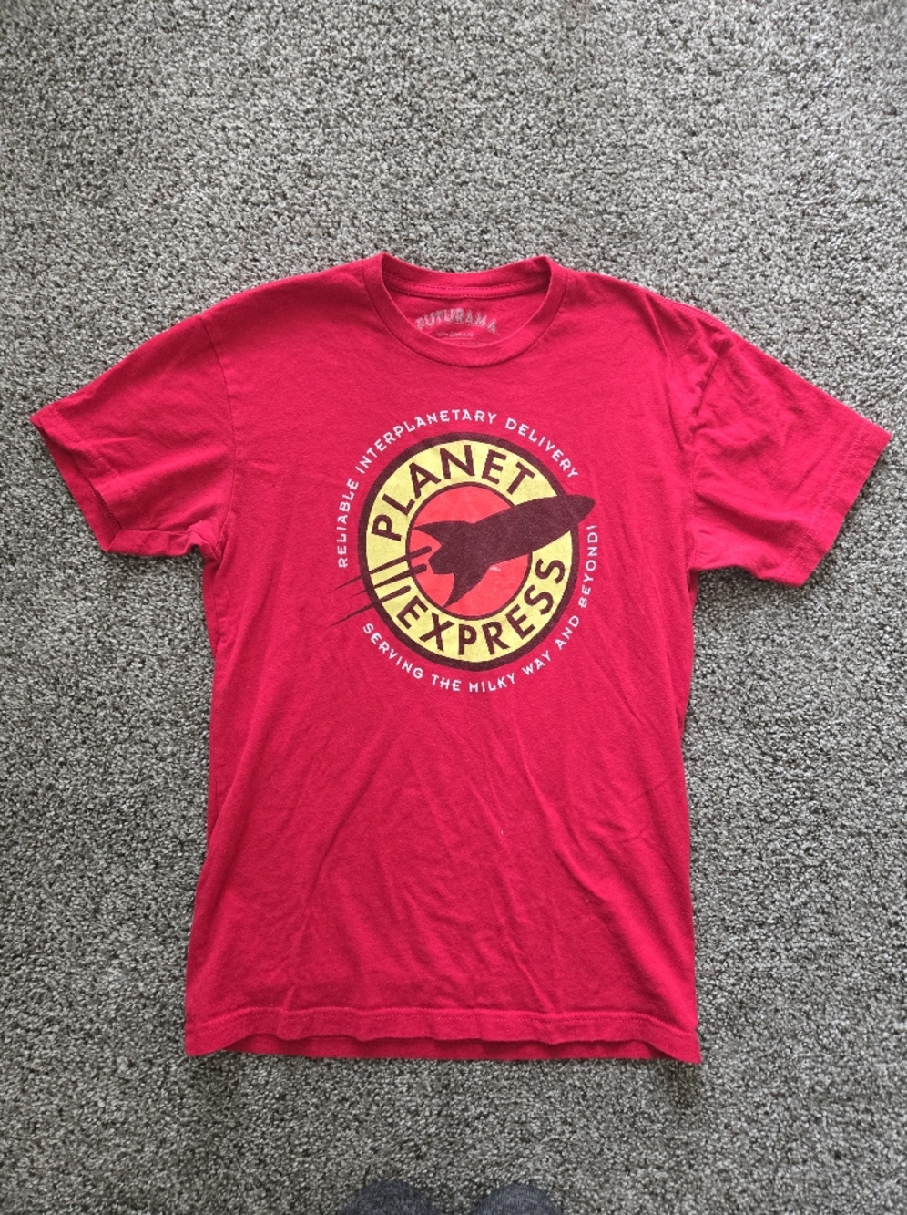 Futurama Planet Express Graphic Tee - Red